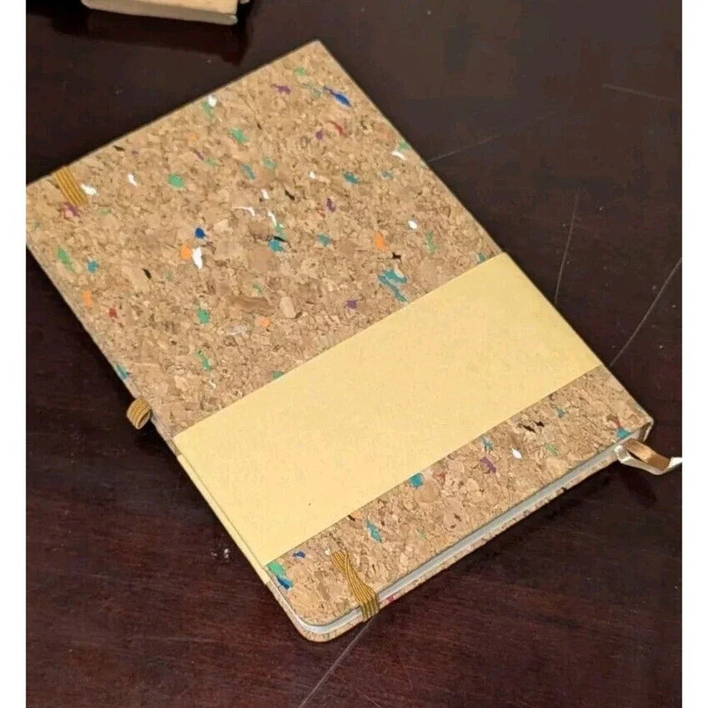 Keeegood Blank Sketch Journal Notebook With Pen Loop -‎ Wood 8.5 x 5.8 NEW